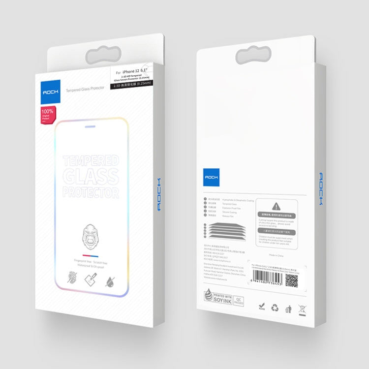 Lot de 2 films en verre trempé HD 2,5D pour ROCK