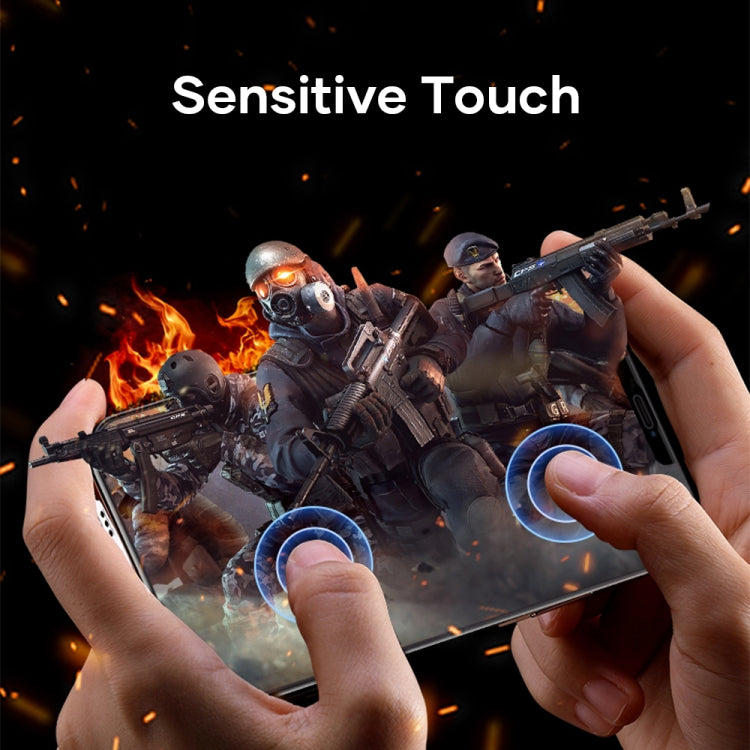 ROCK 2.5D Green Light Eye Protection Anti-blue Light Full Screen Tempered Glass Film