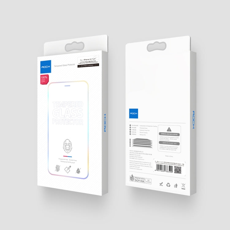 ROCK 2.5D Green Light Eye Protection Anti-blue Light Full Screen Tempered Glass Film