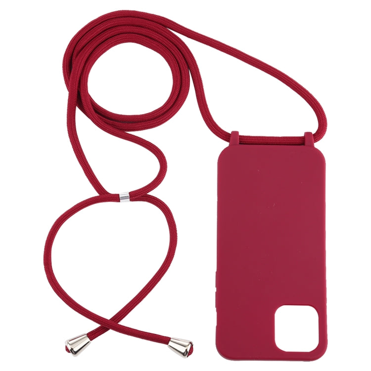 Candy Colors TPU Protective Case with Lanyard, For iPhone 12 mini, For iPhone 12 / 12 Pro, For iPhone 12 Pro Max