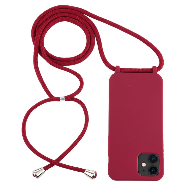 Candy Colors TPU Protective Case with Lanyard, For iPhone 12 mini, For iPhone 12 / 12 Pro, For iPhone 12 Pro Max