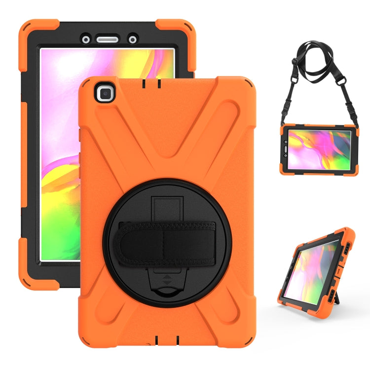 Coque de protection antichoc colorée en silicone et PC avec support et dragonne, pour Samsung Tab A 8.0 (2019) T290/T295, Samsung Galaxy Tab Active Pro T540/T545/Tab Active4 Pro
