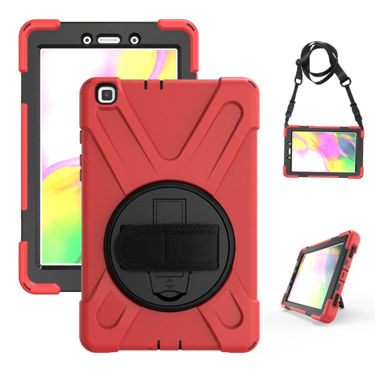 Coque de protection antichoc colorée en silicone et PC avec support et dragonne, pour Samsung Tab A 8.0 (2019) T290/T295, Samsung Galaxy Tab Active Pro T540/T545/Tab Active4 Pro