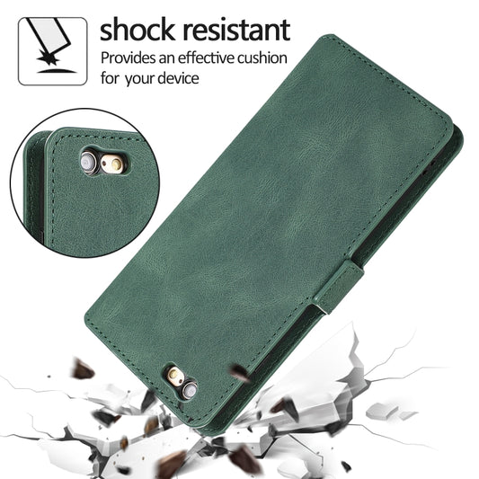 Built-in photo frame window on flip leather case for iPhone SE 2020