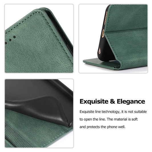Kickstand holder feature in premium leather iPhone 7 Plus wallet case