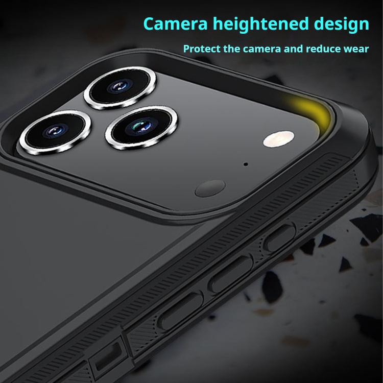 Kalebol Shockproof PC Hybrid TPU Phone Case with Back Clip, For iPhone 17 Pro Max, For iPhone 17 Pro, For iPhone 17, For iPhone 17 Air