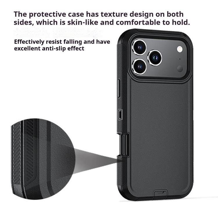 Kalebol Shockproof PC Hybrid TPU Phone Case with Back Clip, For iPhone 17 Pro Max, For iPhone 17 Pro, For iPhone 17, For iPhone 17 Air