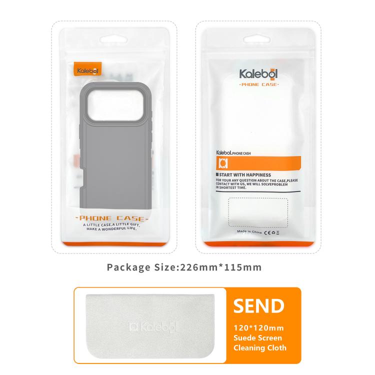 Kalebol Shockproof PC Hybrid TPU Phone Case with Back Clip, For iPhone 17 Pro Max, For iPhone 17 Pro, For iPhone 17, For iPhone 17 Air