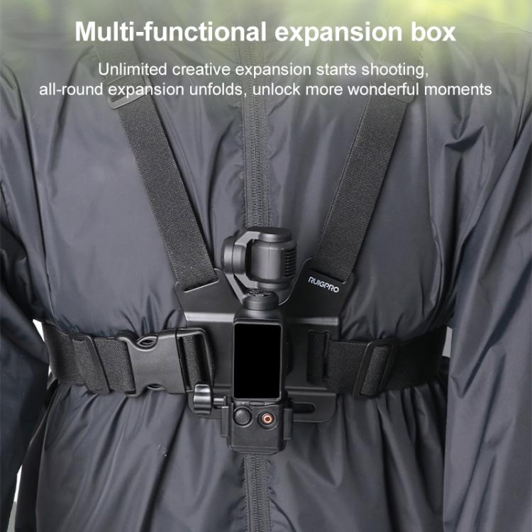 For DJI Osmo Pocket 3 Adapter Expansion Bracket, Frame with Screw, Frame with Backpack Clip, Frame with Head Strap, Frame with Chest Strap, Frame with Crab Clamp, Frame with Neck Bracket