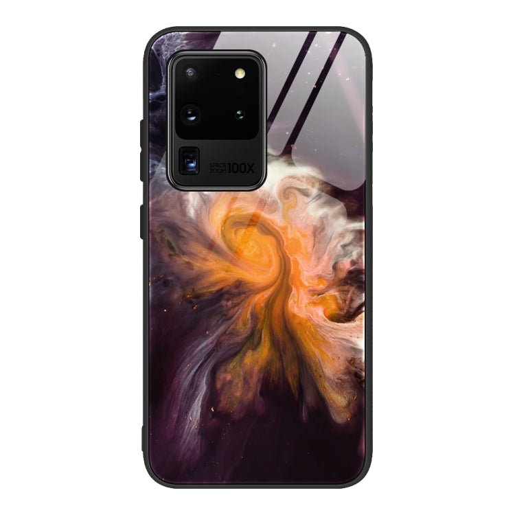 Marble Pattern Glass Protective Case, For Samsung Galaxy Note20 Ultra, For Samsung Galaxy S20 Ultra, For Samsung Galaxy Note10 Lite / A81