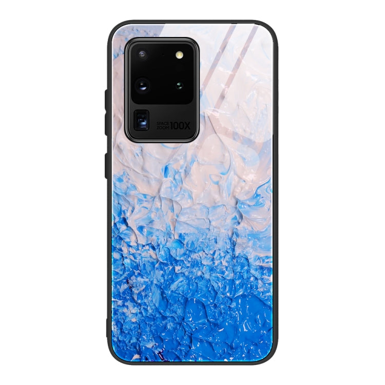 Marble Pattern Glass Protective Case, For Samsung Galaxy Note20 Ultra, For Samsung Galaxy S20 Ultra, For Samsung Galaxy Note10 Lite / A81