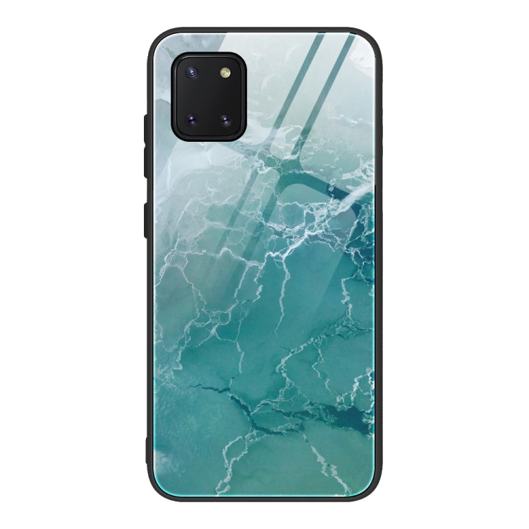 Marble Pattern Glass Protective Case, For Samsung Galaxy Note20 Ultra, For Samsung Galaxy S20 Ultra, For Samsung Galaxy Note10 Lite / A81