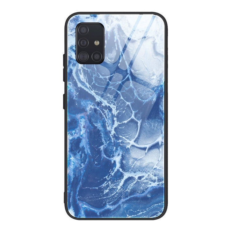 Marble Pattern Glass Protective Case, For Samsung Galaxy A51, For Samsung Galaxy A50 / A50s / A30s, For Samsung Galaxy A21s