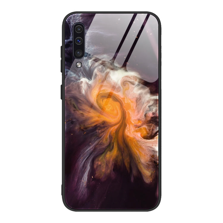Marble Pattern Glass Protective Case, For Samsung Galaxy A51, For Samsung Galaxy A50 / A50s / A30s, For Samsung Galaxy A21s