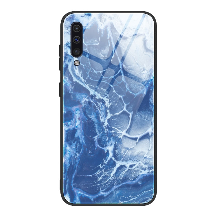Marble Pattern Glass Protective Case, For Samsung Galaxy A51, For Samsung Galaxy A50 / A50s / A30s, For Samsung Galaxy A21s