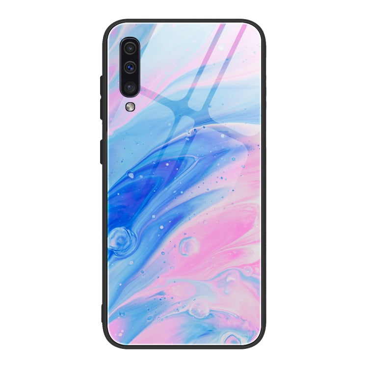 Marble Pattern Glass Protective Case, For Samsung Galaxy A51, For Samsung Galaxy A50 / A50s / A30s, For Samsung Galaxy A21s
