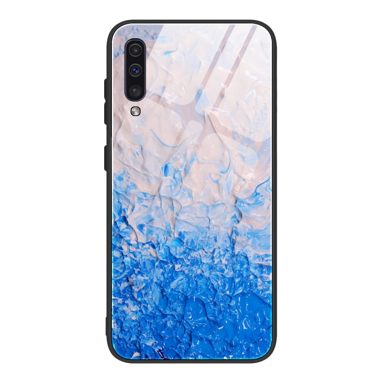 Marble Pattern Glass Protective Case, For Samsung Galaxy A51, For Samsung Galaxy A50 / A50s / A30s, For Samsung Galaxy A21s