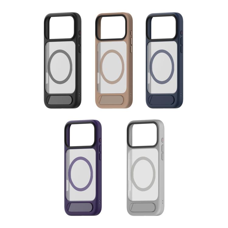 Kalebol MagSafe Invisible Tilt Holder PC Hybrid TPU Case, For iPhone 16 Pro Max, For iPhone 16 Pro, For iPhone 16 Plus, For iPhone 16
