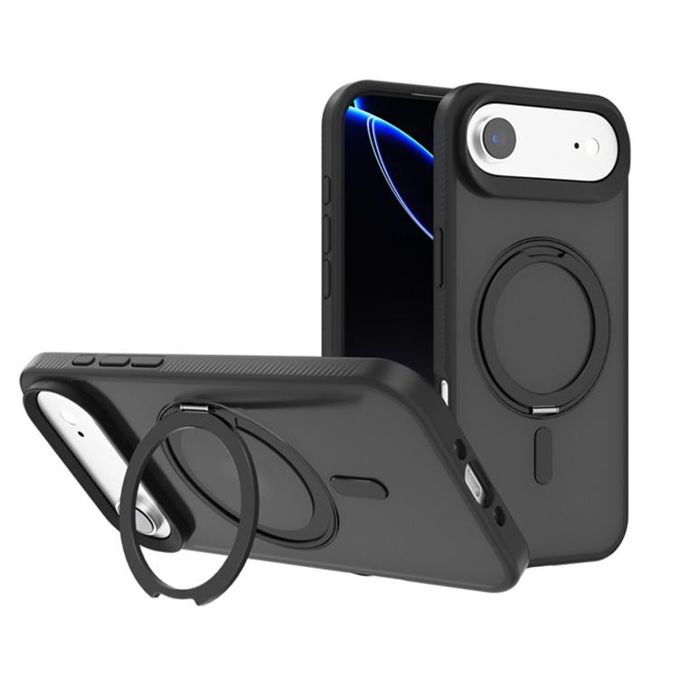 Kalebol Rotating Holder MagSafe PC Hybrid TPU Phone Case, For iPhone 17 Pro Max, For iPhone 17 Pro, For iPhone 17, For iPhone 17 Air