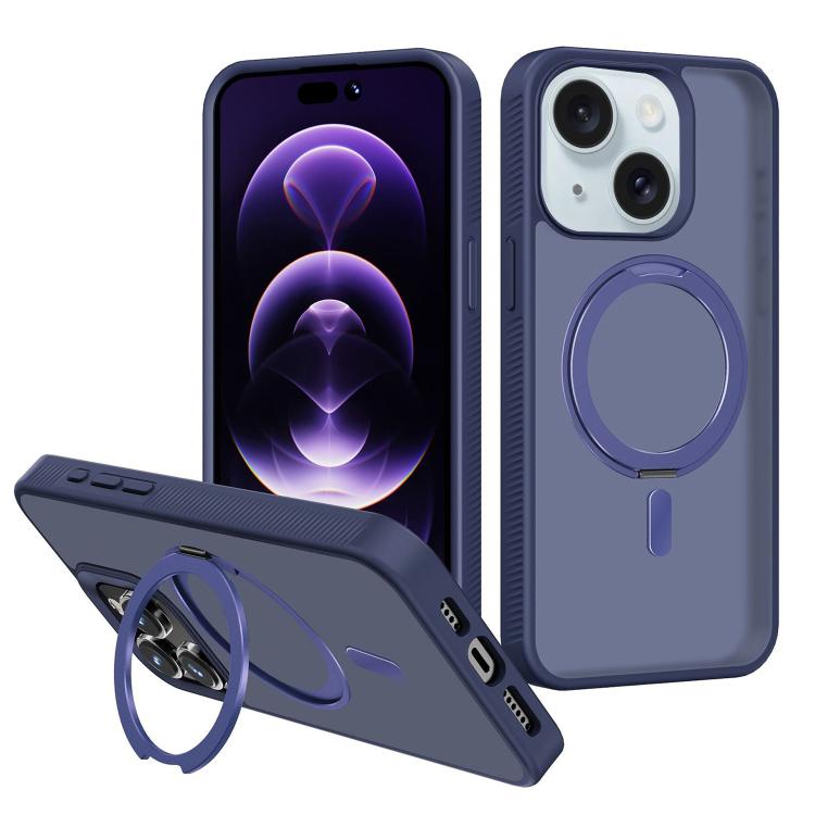 Kalebol Rotating Holder MagSafe PC Hybrid TPU Phone Case, For iPhone 16 Pro Max, For iPhone 16 Pro, For iPhone 16 Plus, For iPhone 16