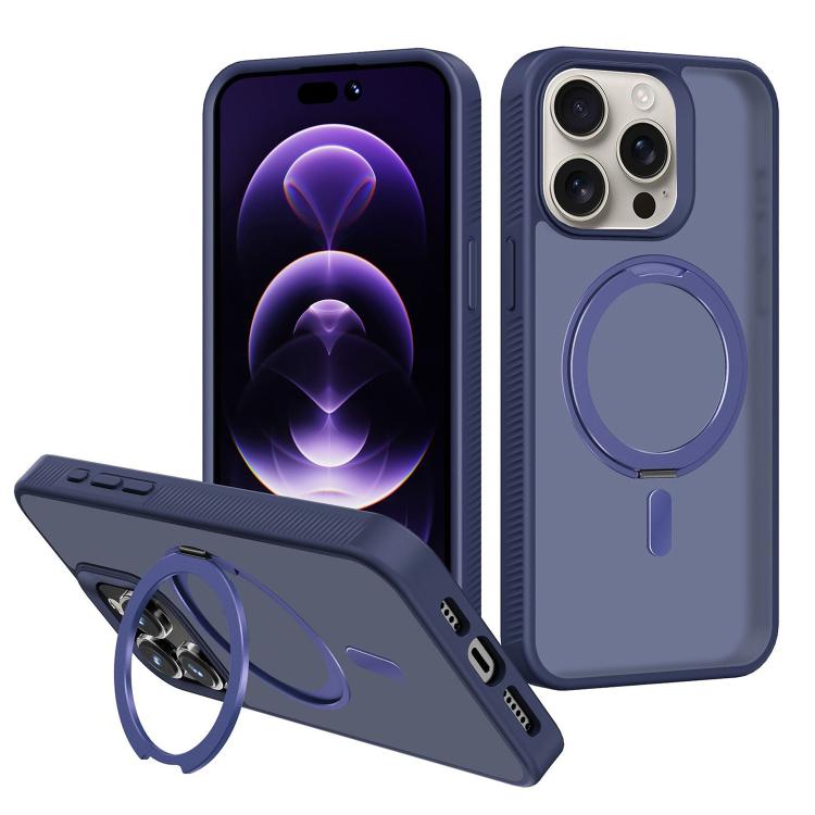Kalebol Rotating Holder MagSafe PC Hybrid TPU Phone Case, For iPhone 16 Pro Max, For iPhone 16 Pro, For iPhone 16 Plus, For iPhone 16
