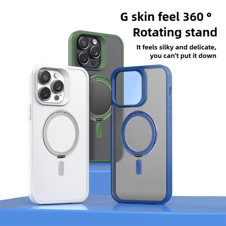 Kalebol Rotating Holder MagSafe PC Hybrid TPU Phone Case, For iPhone 16 Pro Max, For iPhone 16 Pro, For iPhone 16 Plus, For iPhone 16