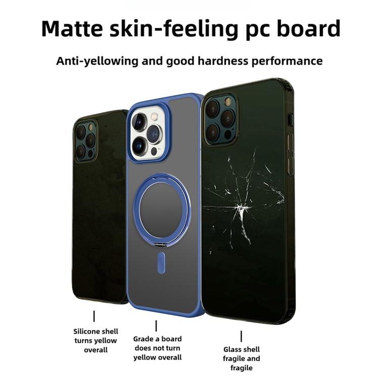 Kalebol Rotating Holder MagSafe PC Hybrid TPU Phone Case, For iPhone 17 Pro Max, For iPhone 17 Pro, For iPhone 17, For iPhone 17 Air