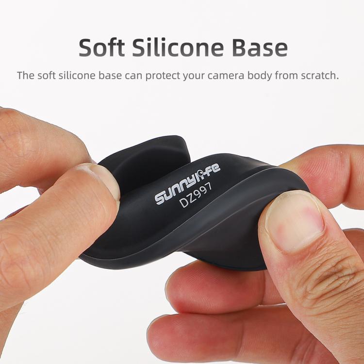 For Insta360 X5 / X4 Sunnylife Silicone Stand Base, Car Base, Tabletop Base