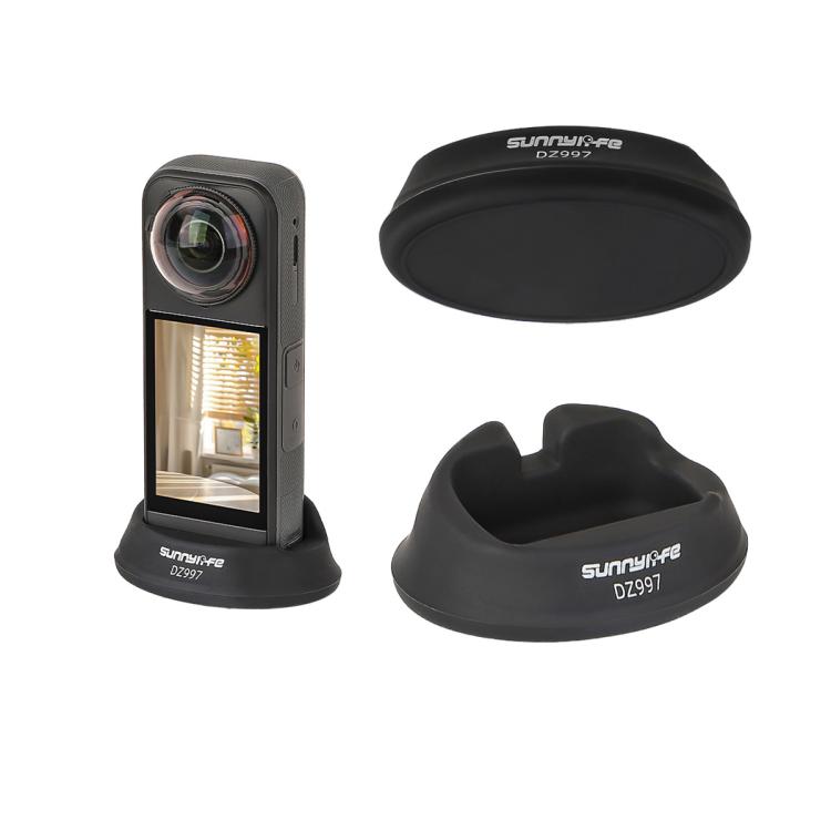 For Insta360 X5 / X4 Sunnylife Silicone Stand Base, Car Base, Tabletop Base