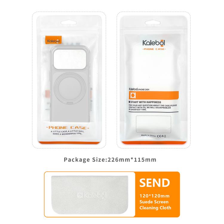 Kalebol Frosted MagSafe Holder Acrylic Hybrid TPU Phone Case, For iPhone 17 Pro Max, For iPhone 17 Pro, For iPhone 17, For iPhone 17 Air