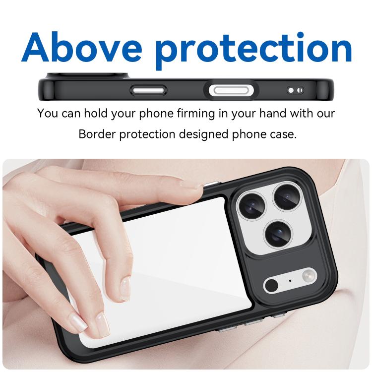 Colorful Series Acrylic TPU Phone Case For iPhone 17 Pro 17 Air