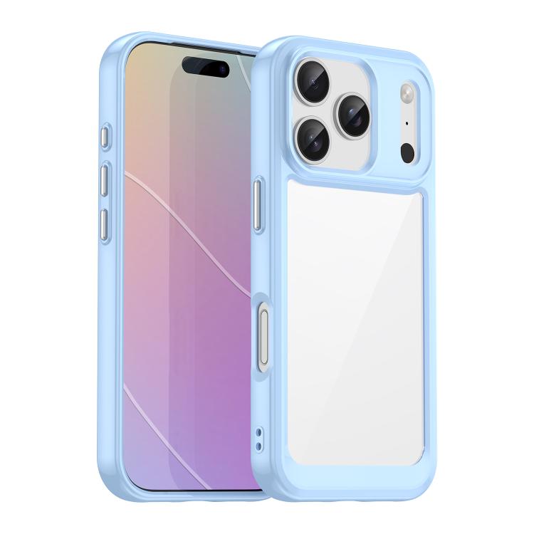 Colorful Series Acrylic + TPU Phone Case, For iPhone 17 Pro Max, For iPhone 17 Pro, For iPhone 17 Air