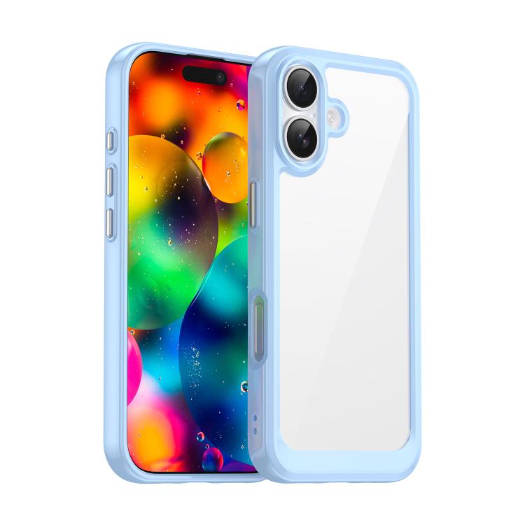 Colorful Series Acrylic + TPU Phone Case, For iPhone 17 Pro Max, For iPhone 17 Pro, For iPhone 17 Air