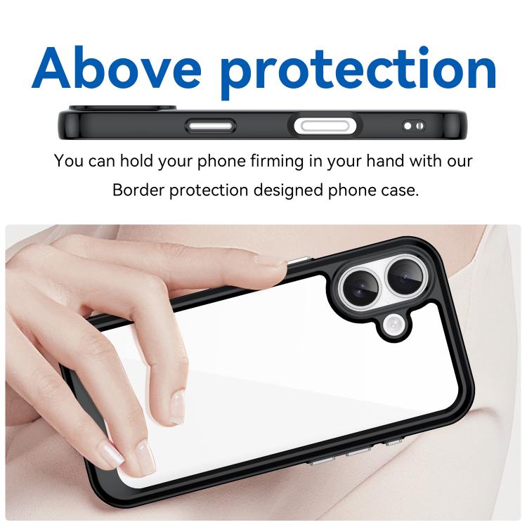 Colorful Series Acrylic + TPU Phone Case, For iPhone 17 Pro Max, For iPhone 17 Pro, For iPhone 17 Air