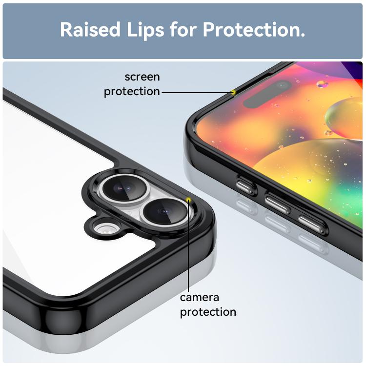 Colorful Series Acrylic + TPU Phone Case, For iPhone 17 Pro Max, For iPhone 17 Pro, For iPhone 17 Air