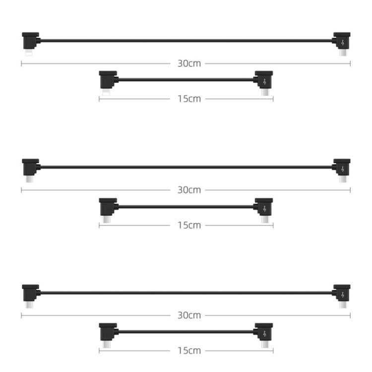 BRDRC Converting Data Cable for DJI Mini 4 Pro / Mavic 3 / Air 2 / Air 2S, 15cm Type-C to Type-C, 15cm Type-C to Android, 15cm Type-C to 8 Pin, 30cm Type-C to Type-C, 30cm Type-C to Android, 30cm Type-C to 8 Pin, 30cm Type-C to Type-C + Holder���������...