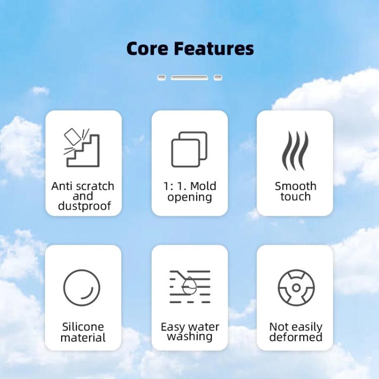 BRDRC Remote Control Shockproof Anti-scratch Silicone Case, For DJI RC-N2 / RC-N1