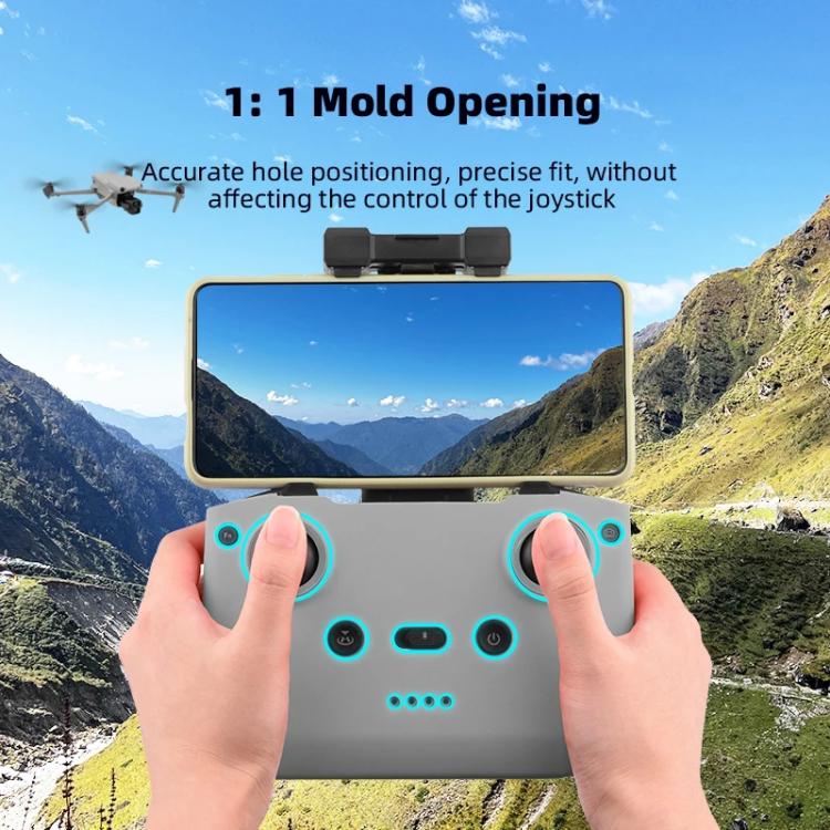 BRDRC Remote Control Shockproof Anti-scratch Silicone Case, For DJI RC-N2 / RC-N1