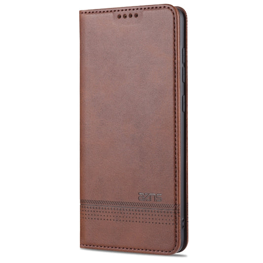 Galaxy S20+ flip case interior card slot wallet compartment design AZNS magnetic closure
