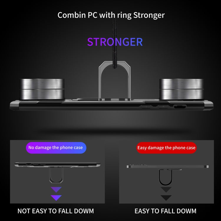 Iron Knight Series 2 in 1 PC + TPU Phone Case with Ring Holder