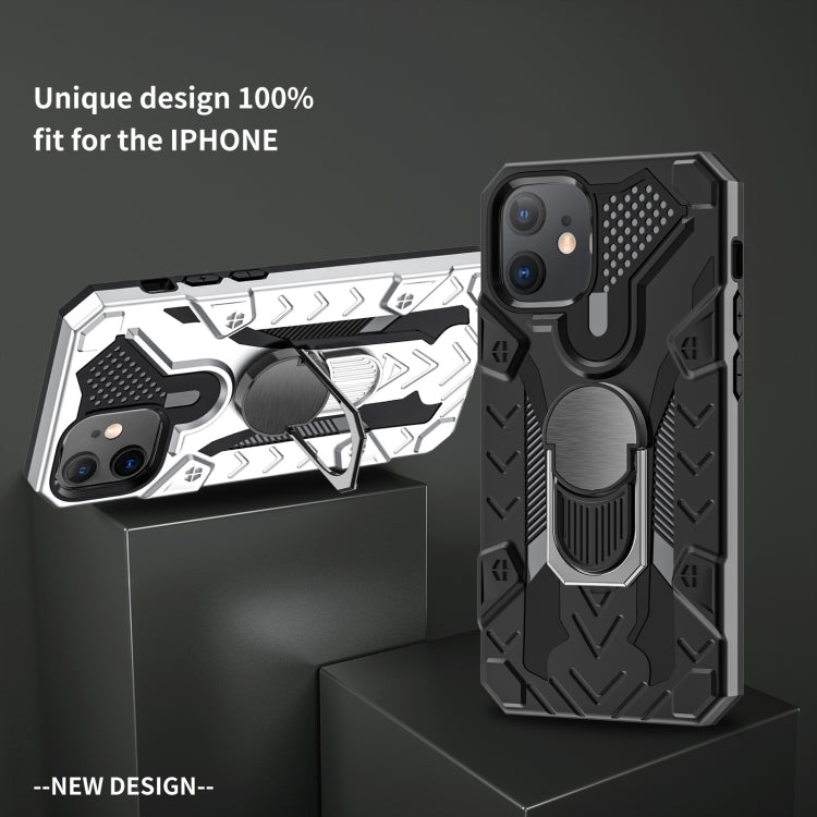 Iron Knight Series 2 in 1 PC + TPU Phone Case with Ring Holder
