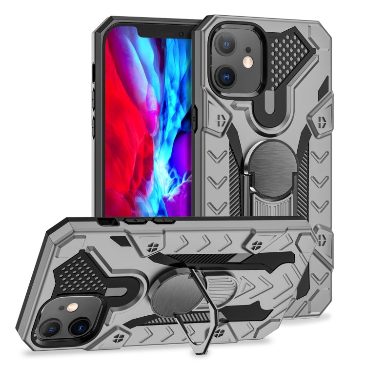 Iron Knight Series 2 in 1 PC + TPU Phone Case with Ring Holder