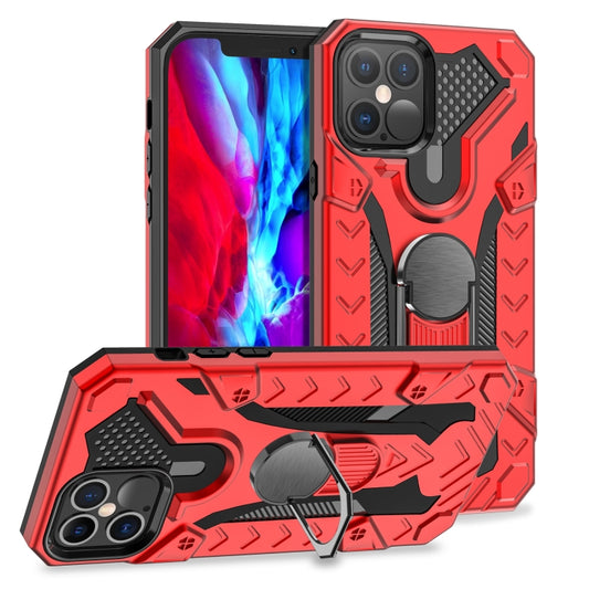 Iron Knight Series 2-in-1 PC TPU iPhone 12 Pro Max case with ring holder front view