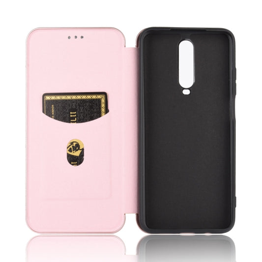Redmi K30 Ultra case with card slot compartment and leather texture finish