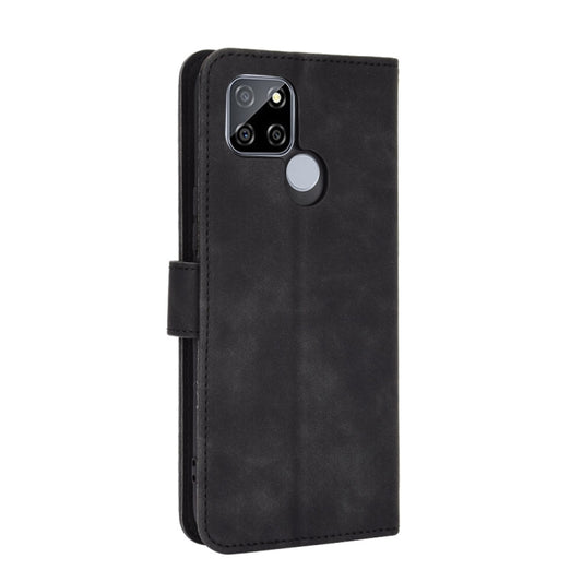 Textured leather phone case for Samsung Galaxy A42 displaying calf pattern and magnetic flip closure