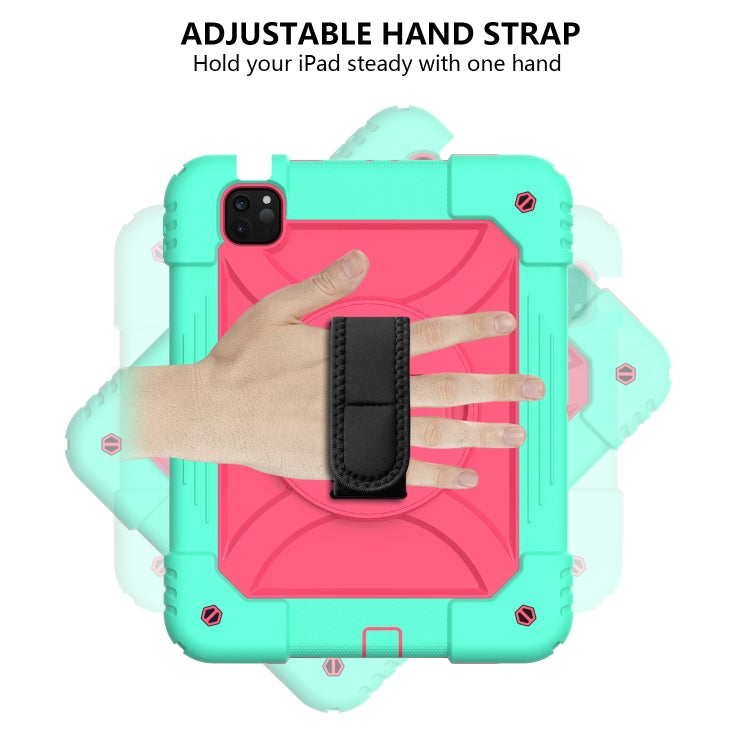 Shockproof PC + Silicone Combination Case with Holder & Hand Strap & Shoulder Strap