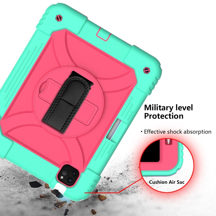 Shockproof PC + Silicone Combination Case with Holder & Hand Strap & Shoulder Strap