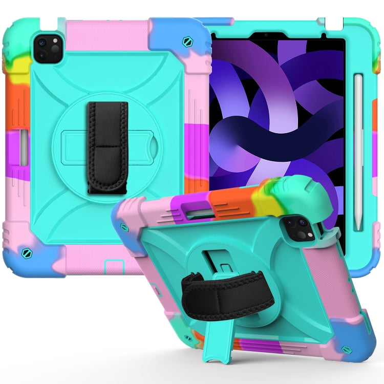 Shockproof PC + Silicone Combination Case with Holder & Hand Strap & Shoulder Strap