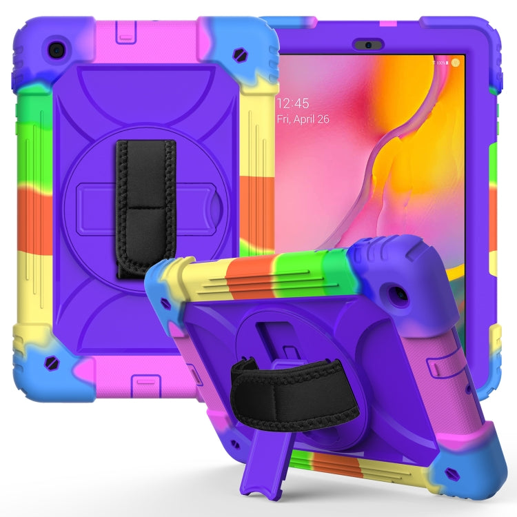 Shockproof PC + Silicone Combination Case with Holder & Hand Strap & Shoulder Strap