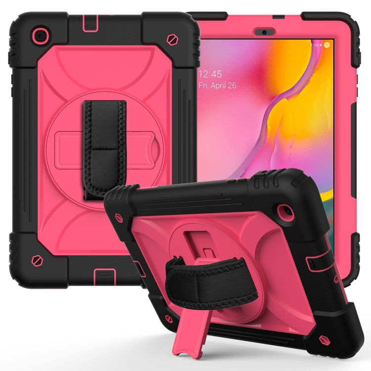 Shockproof PC + Silicone Combination Case with Holder & Hand Strap & Shoulder Strap